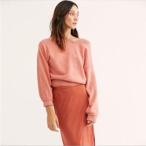 Free People Live Like This Cashmere V-neck Sweater XS